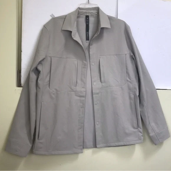 Lululemon Moon Drift Long Sleeve Shirt Stretch Shacket Minimalist Pockets Zipper - Picture 2 of 15